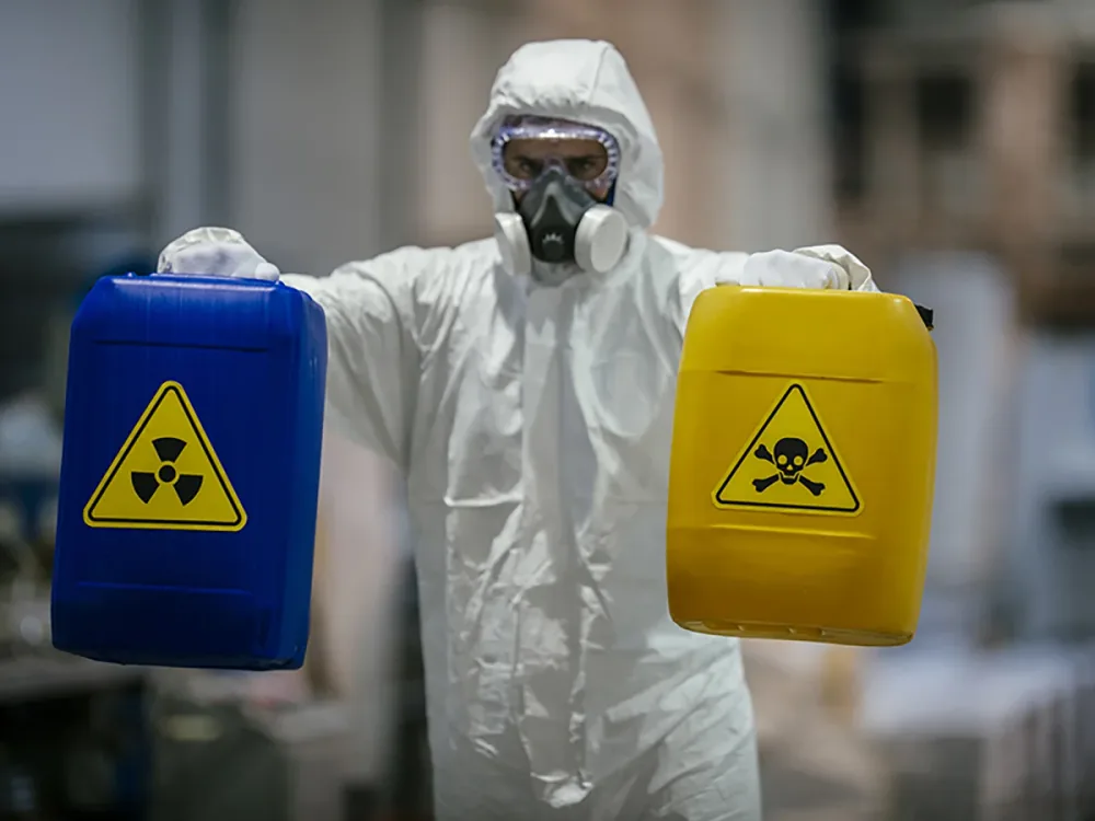 biohazard cleanup professionals at work in Sand Springs